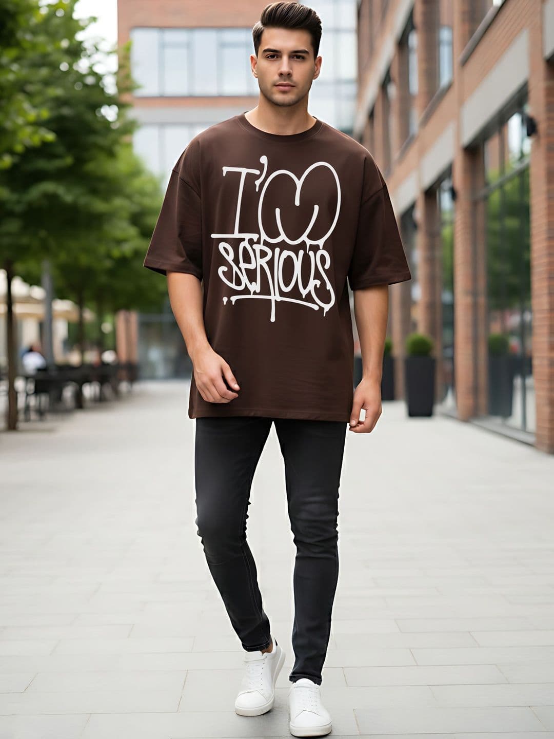 Kook N Keech Men Typography Printed Drop-Shoulder Sleeves T-shirt thumbnail 4
