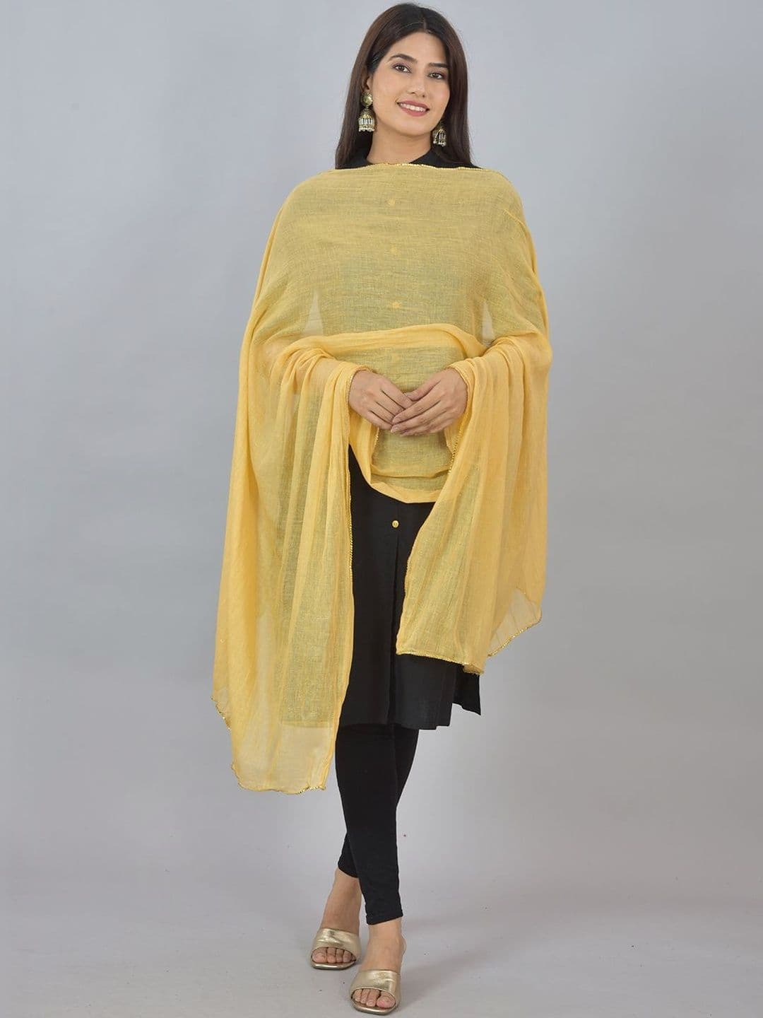 Kuhika Dupatta with Sequinned thumbnail 2