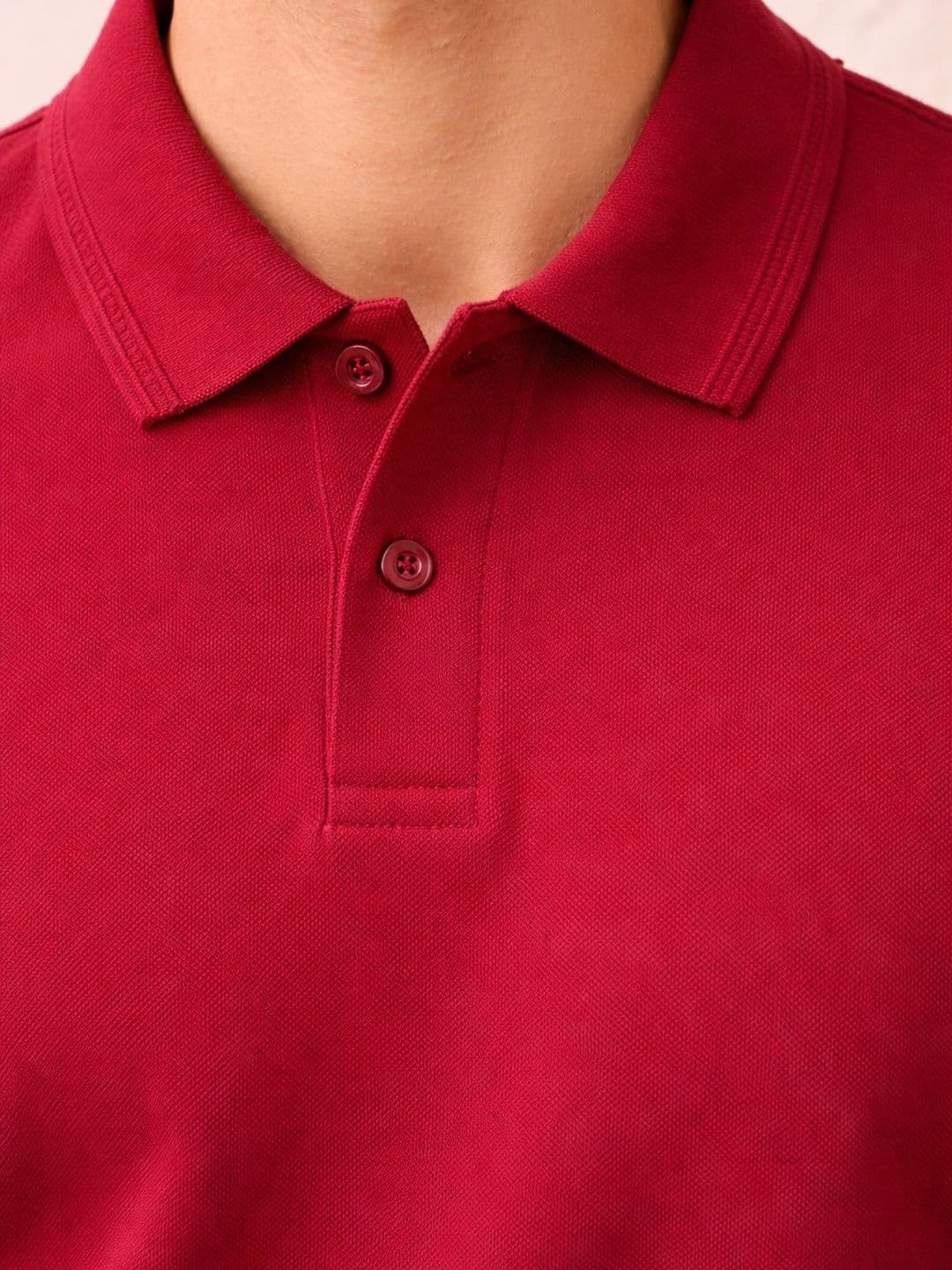 The Roadster Lifestyle Co Cotton Polo Collar T-Shirt thumbnail 2