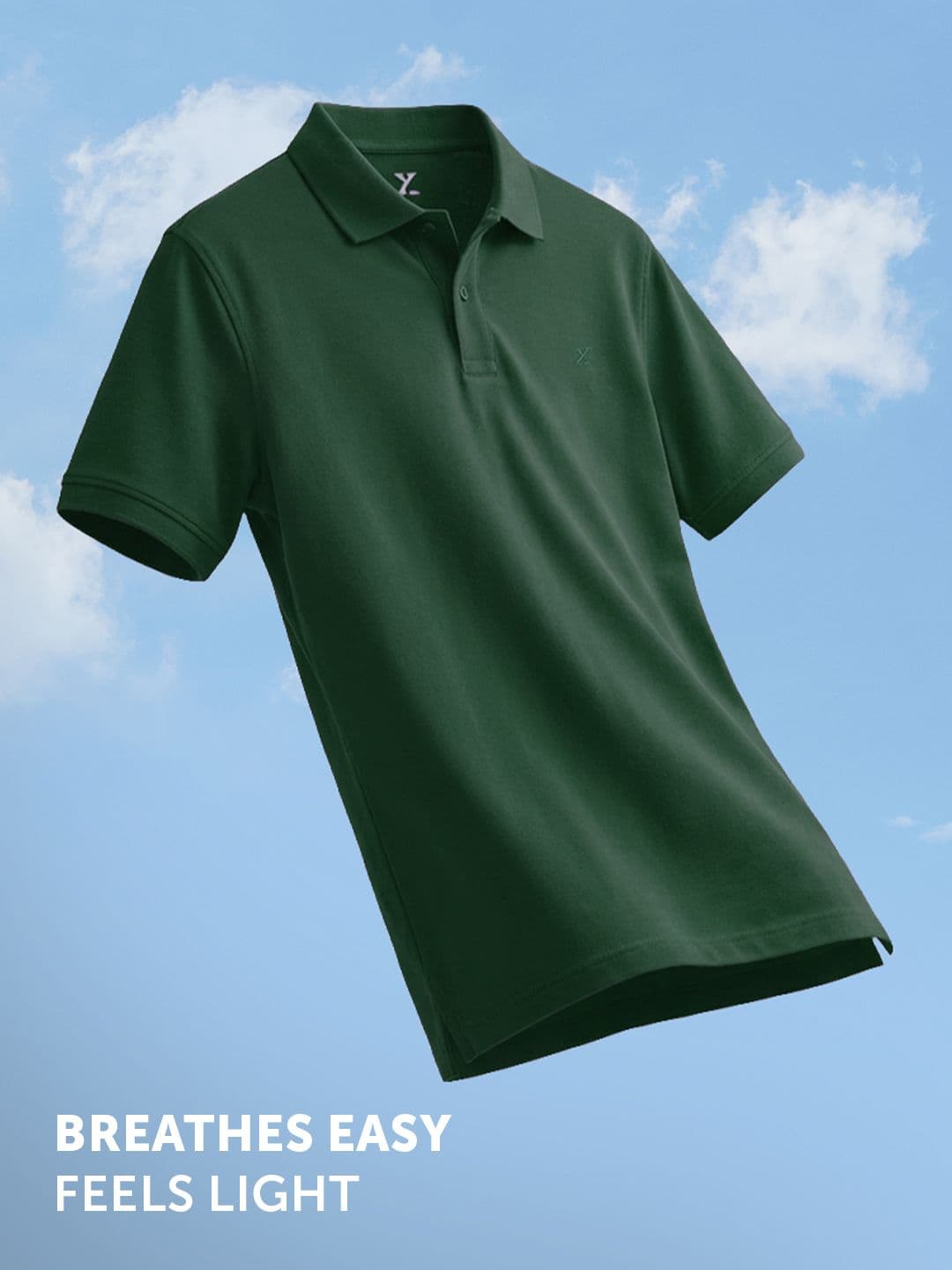 XYXX Men Nova Intellieaze Cotton Polo T-shirt thumbnail 4