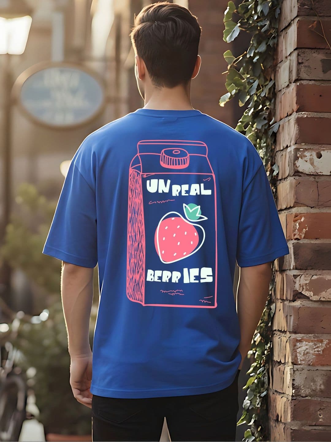 Kook N Keech Men Printed Drop-Shoulder Sleeves T-shirt thumbnail 4