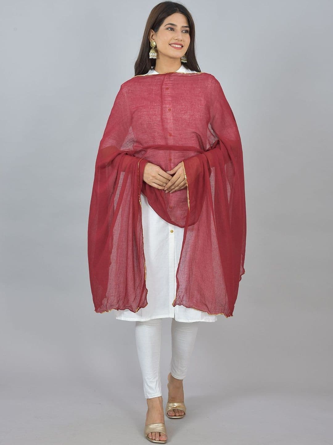 Kuhika Dupatta with Sequinned thumbnail 4
