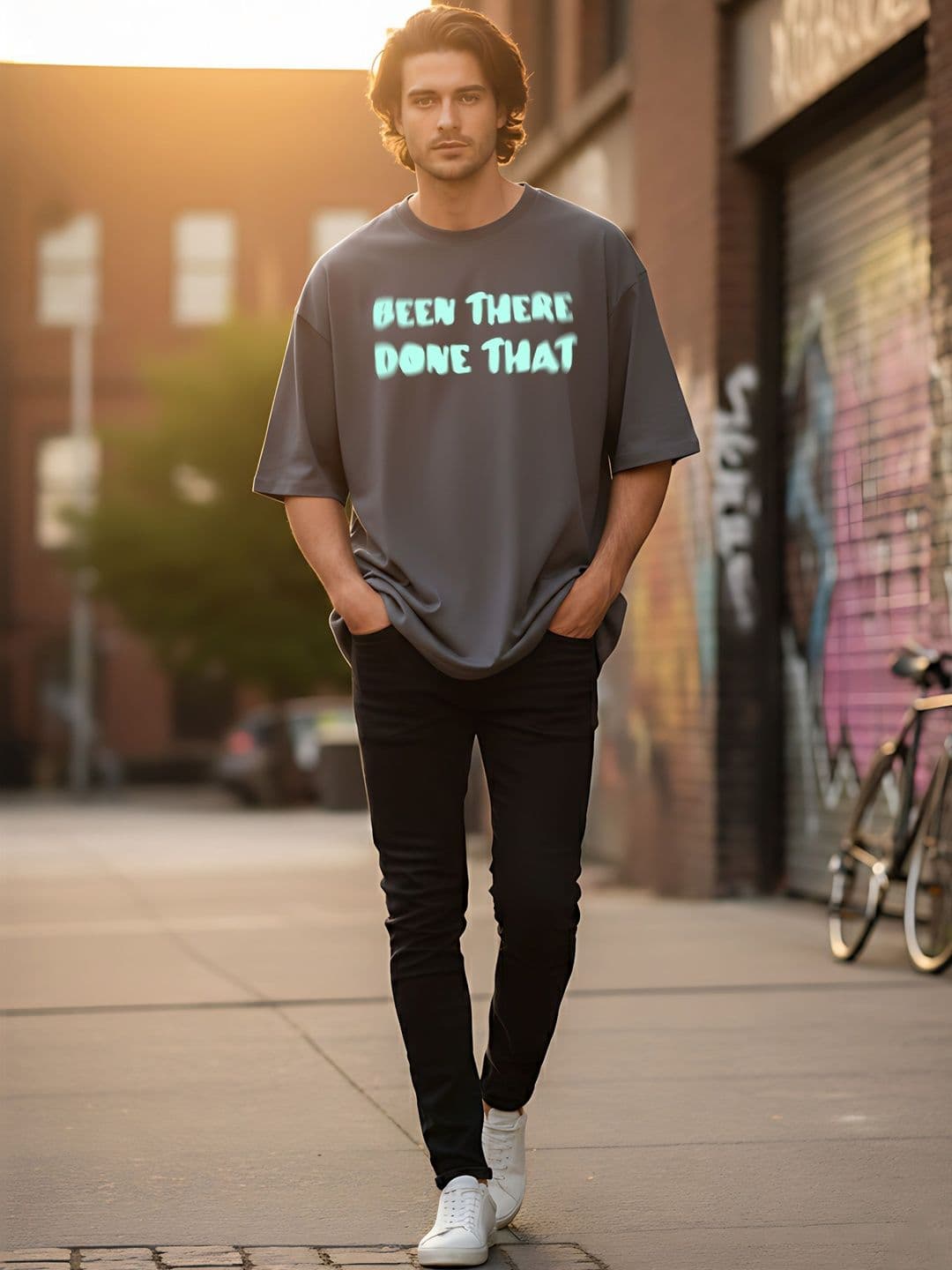 Kook N Keech Men Typography Printed Drop-Shoulder Sleeves T-shirt thumbnail 3