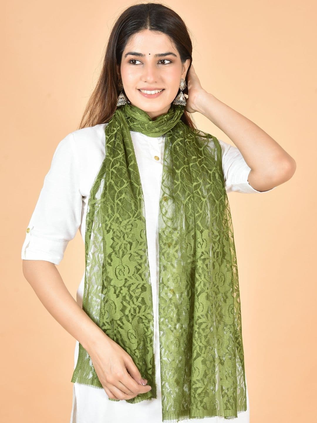 Kuhika Ethnic Motifs Woven Design Dupatta thumbnail 4