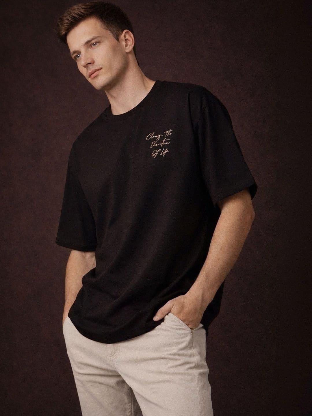Mast & Harbour Men Typography Printed T-shirt - view 1