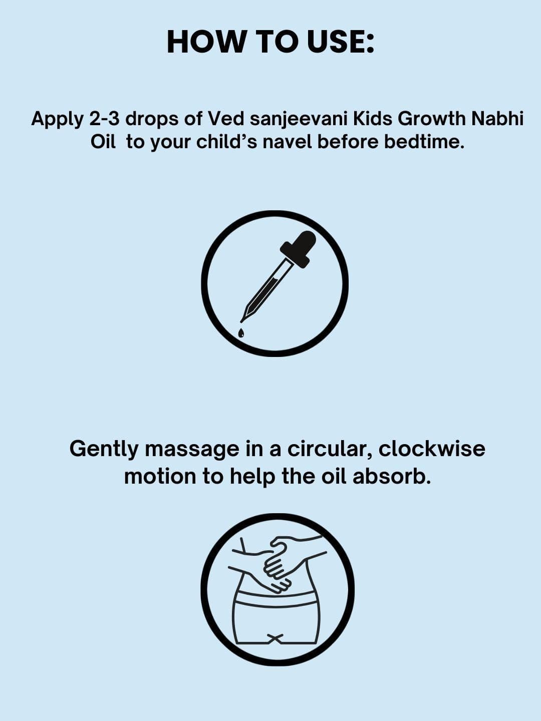 Ved Sanjeevani Kids Growth Nabhi Oil- 30 ml thumbnail 6