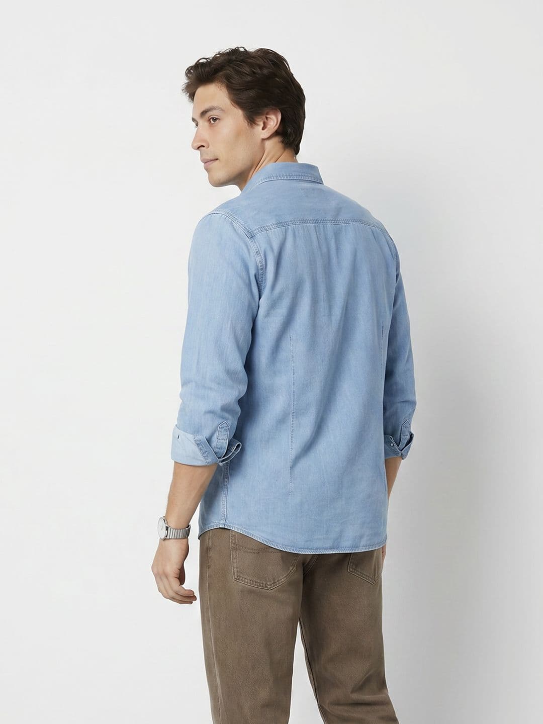 Mast & Harbour Washed Pure Cotton Casual Shirt thumbnail 5