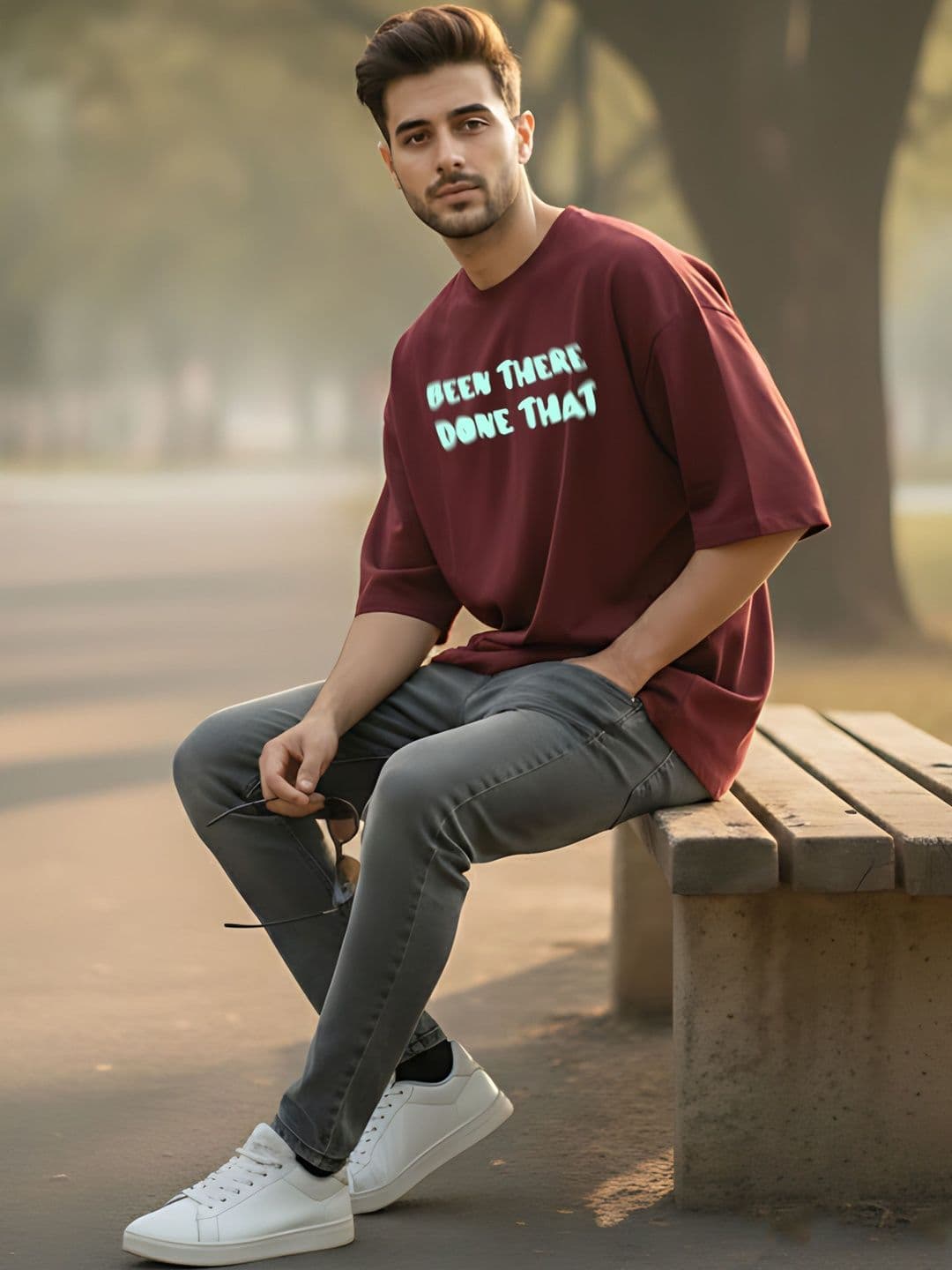 Kook N Keech Men Typography Printed Drop-Shoulder Sleeves T-shirt thumbnail 5