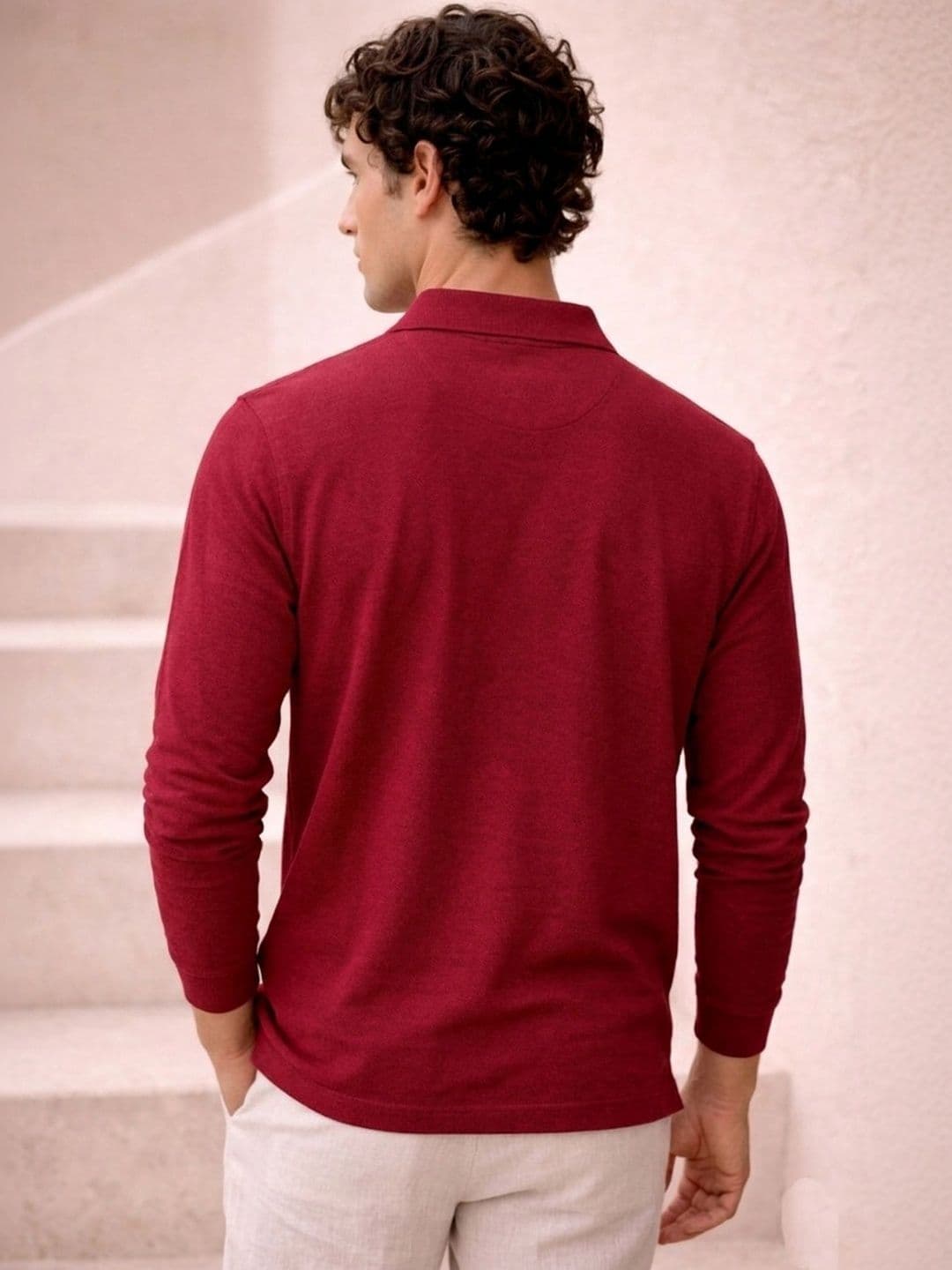 The Roadster Lifestyle Co Cotton Polo Collar T-Shirt thumbnail 6