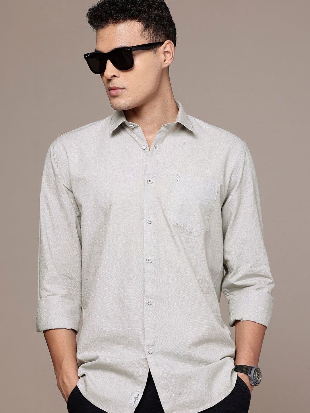 BS BLUE SQUAD Cotton Linen Casual Shirt thumbnail 6