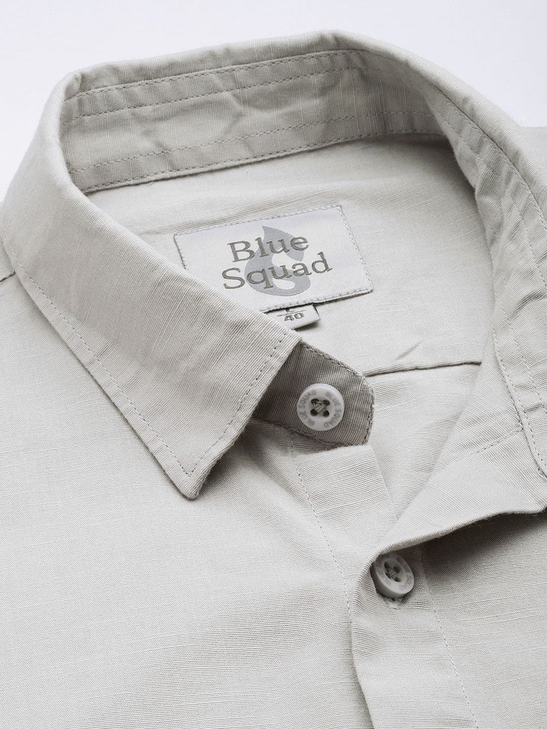 BS BLUE SQUAD Cotton Linen Casual Shirt thumbnail 4