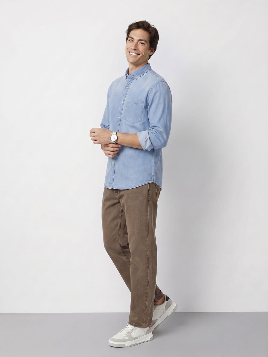 Mast & Harbour Washed Pure Cotton Casual Shirt thumbnail 6