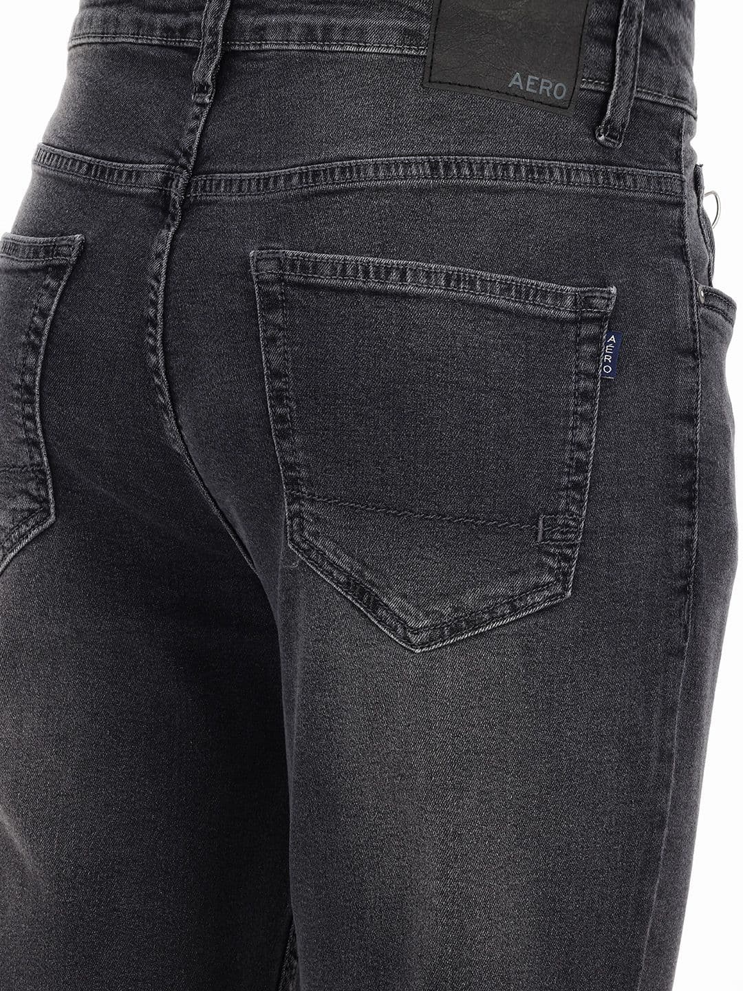 Aeropostale Men Regular Fit Mid-Rise Light Fade Cotton Jeans thumbnail 3