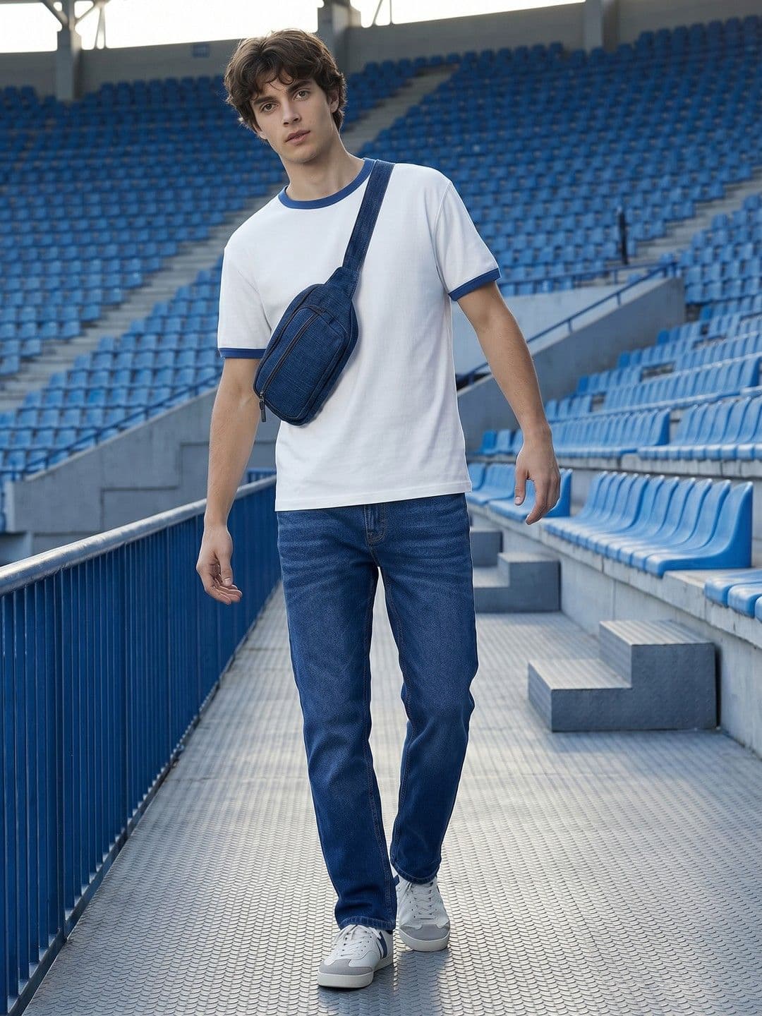 Aeropostale Men Regular Fit Mid-Rise Light Fade Cotton Jeans - view 1