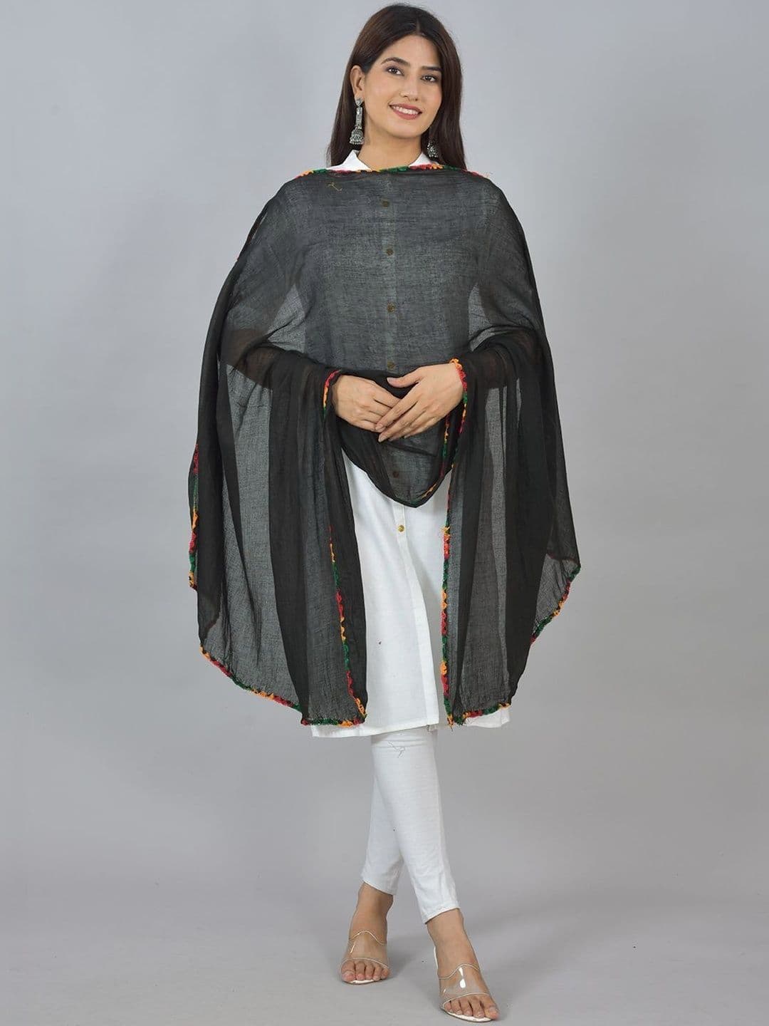 Kuhika Dupatta with Thread Work thumbnail 3