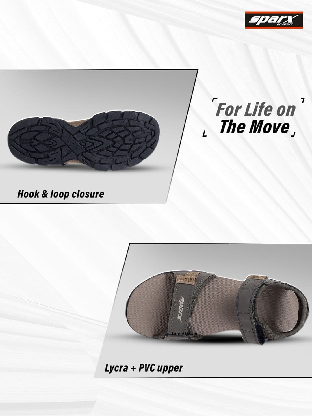 Sparx Men Textured Sports Sandals thumbnail 3