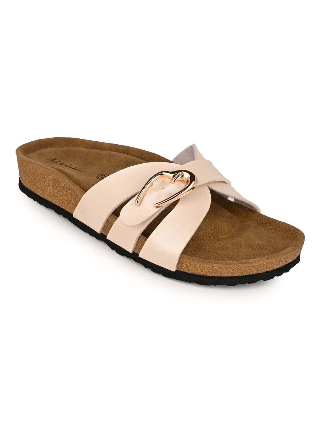 Mast & Harbour Women Open Toe Flats with Buckles thumbnail 3