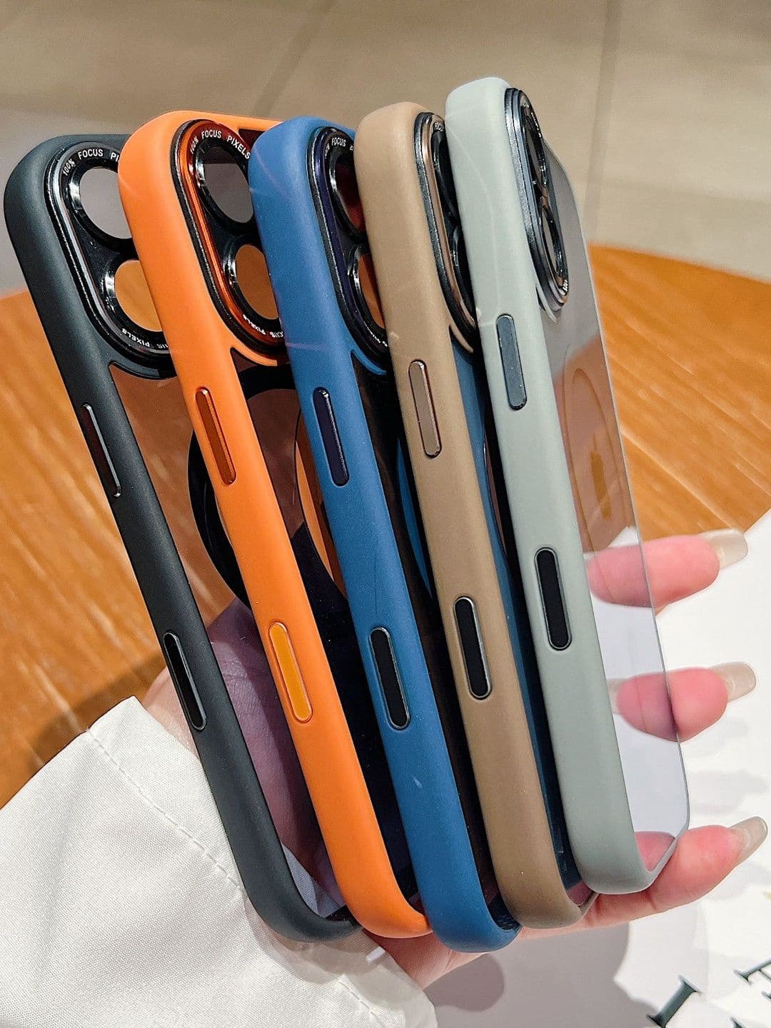 Luxury Kase Solid Printed iPhone 17 Back Case Mobile Accessories thumbnail 2