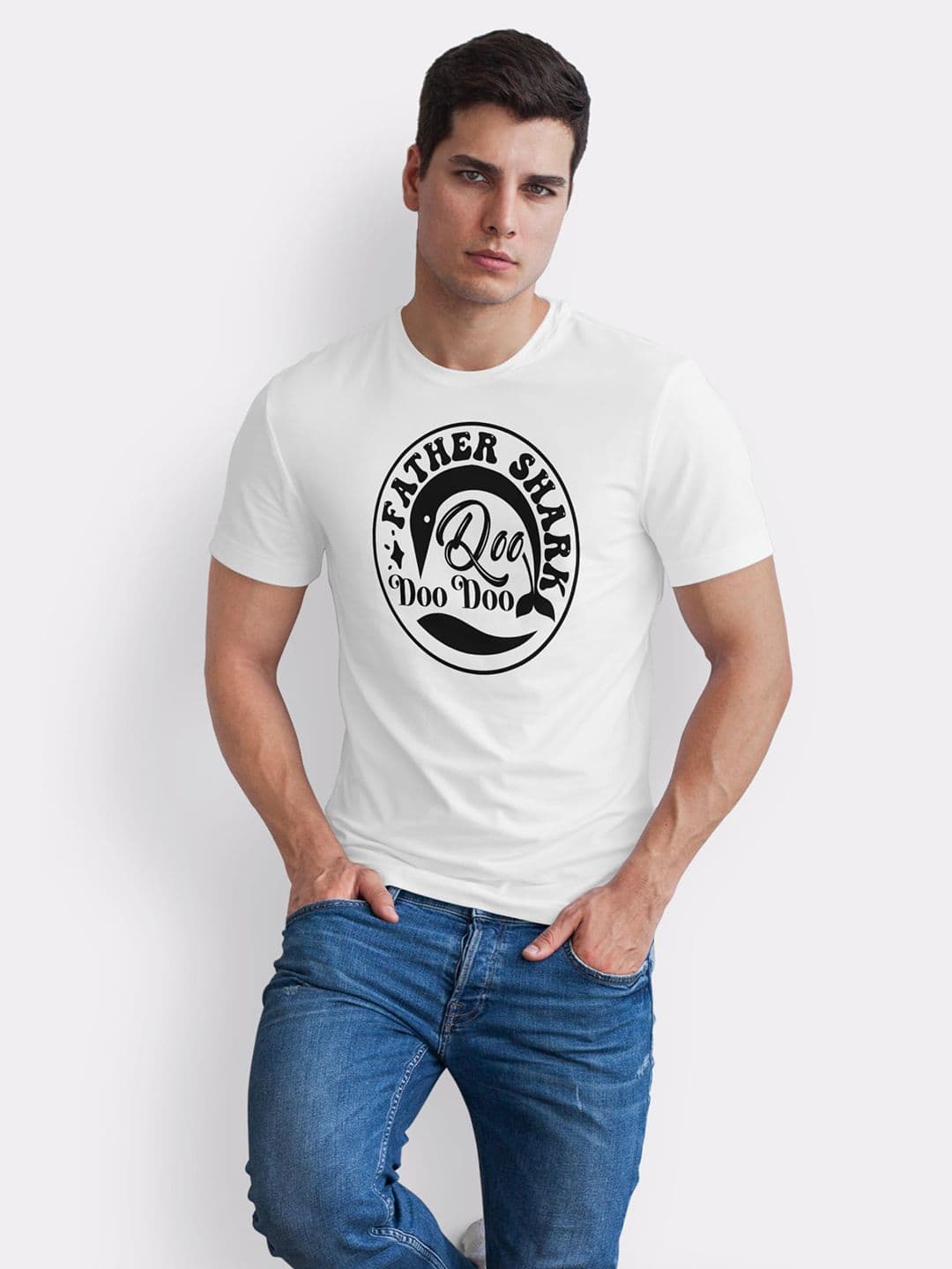 Seekbuylove Typography Printed Round Neck Bio Finish Cotton T-shirt thumbnail 5