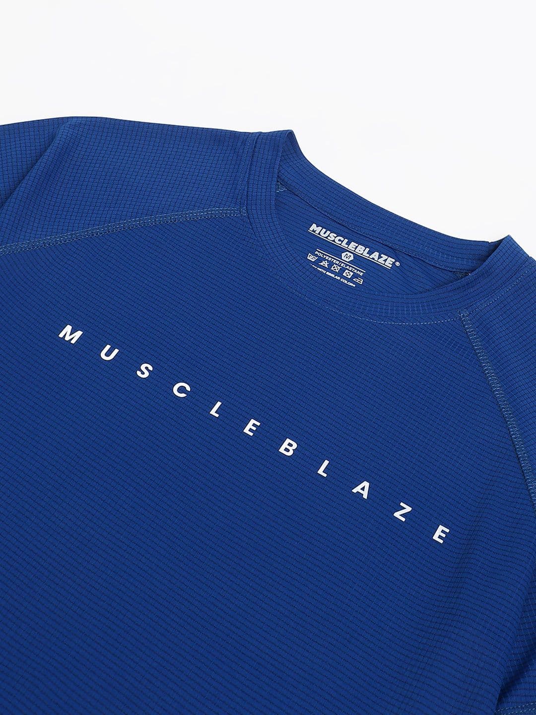 MuscleBlaze Unisex Typography Printed Round Neck Slim Fit T-shirt thumbnail 4