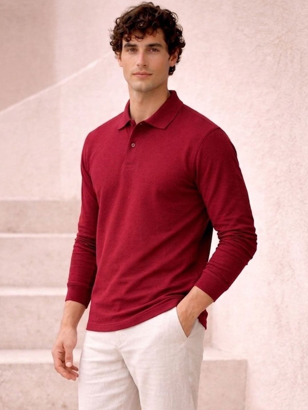 Mast & Harbour Men Polo Collar T-shirt thumbnail 4