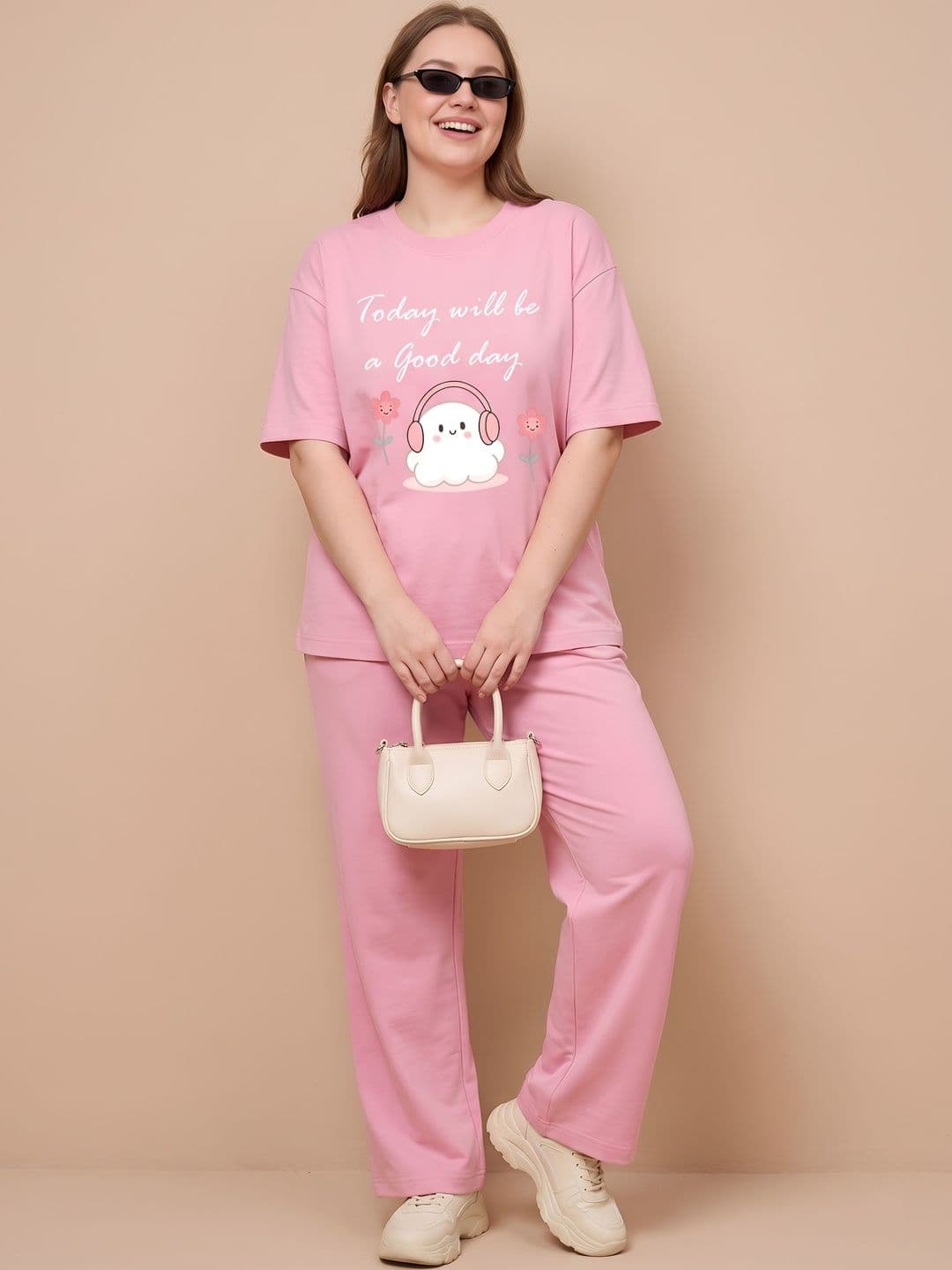 My Swag Cotton Printed T-shirt with Trousers thumbnail 4