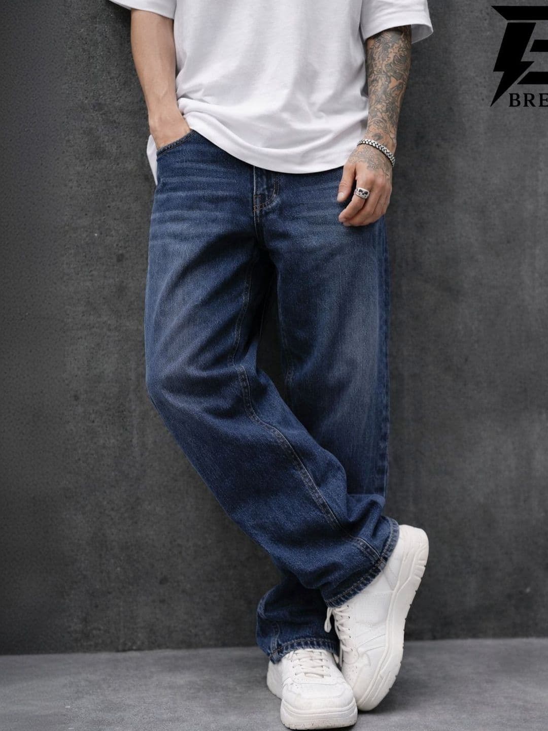 BREXX Men Comfort Straight Fit Mid-Rise Stretchable Jeans thumbnail 7