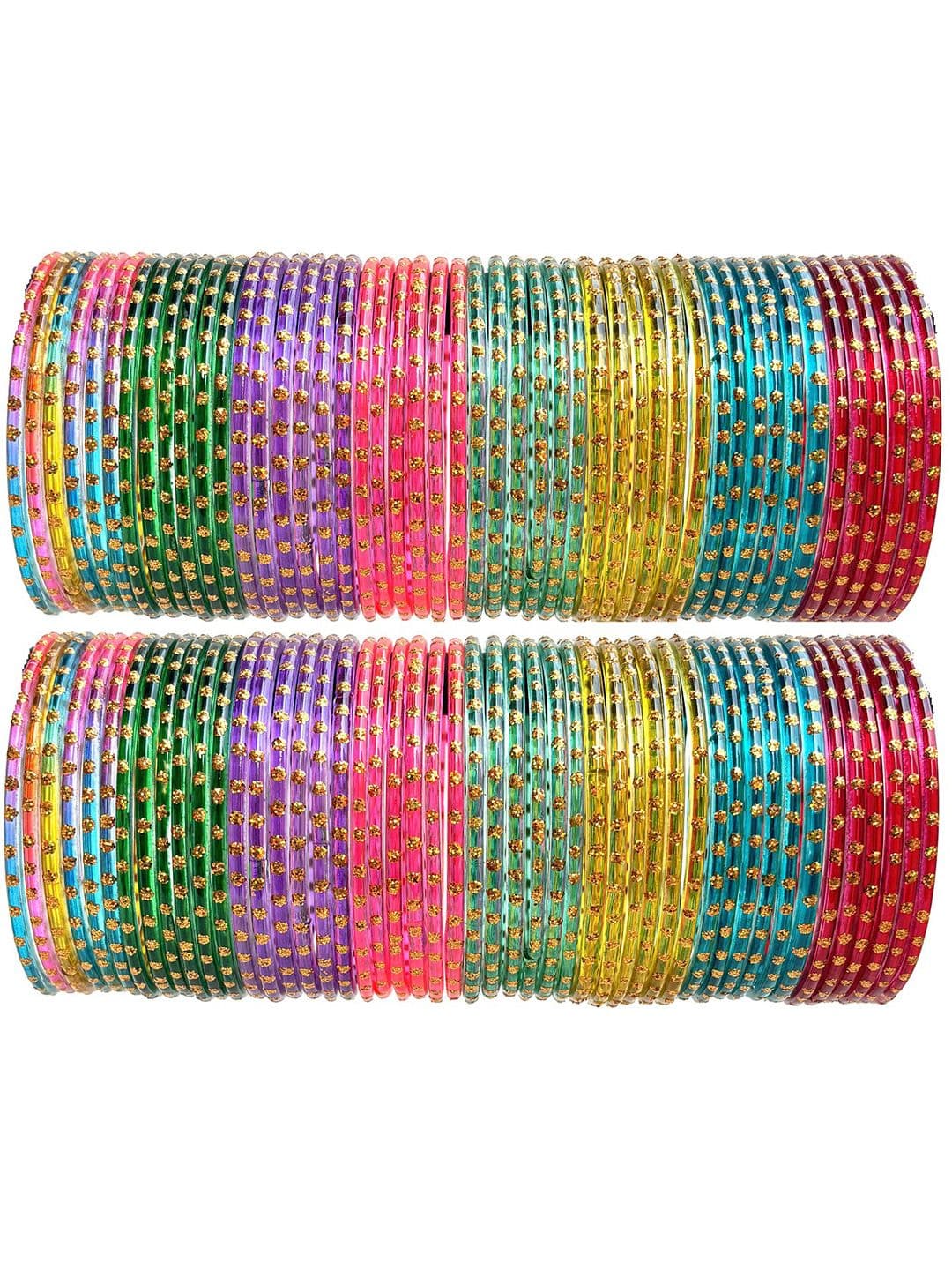 HAND KKRAFTS Set Of 8 Stone Studded  Bangle thumbnail 4