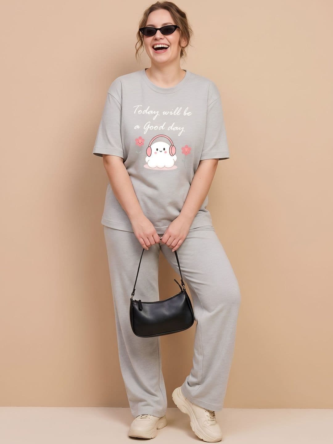 My Swag Cotton Printed T-shirt with Trousers thumbnail 2