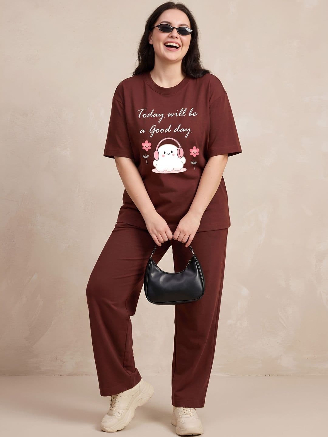 My Swag Cotton Printed T-shirt with Trousers thumbnail 3