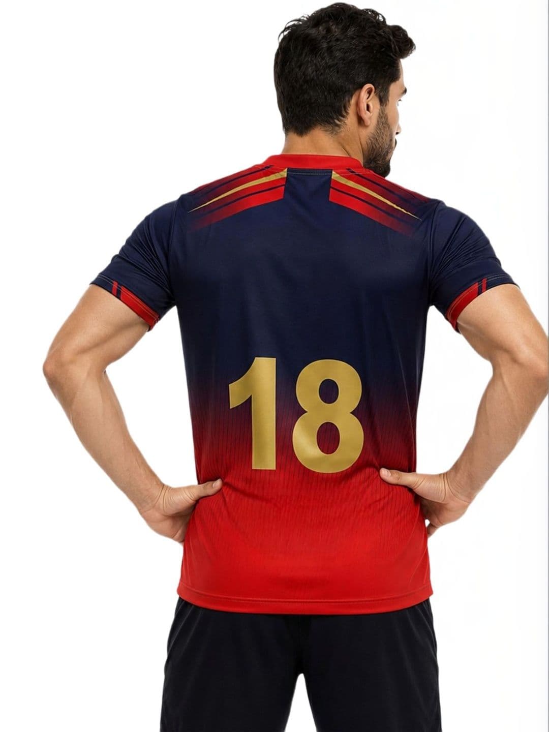 teky Men Printed V-Neck Pockets T-shirt thumbnail 2