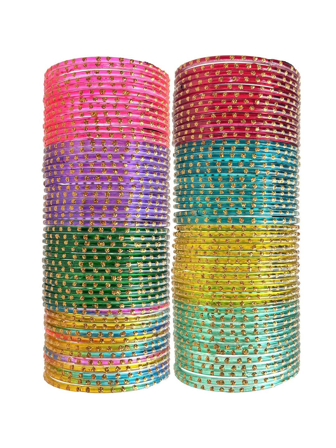 HAND KKRAFTS Set Of 8 Stone Studded  Bangle thumbnail 2
