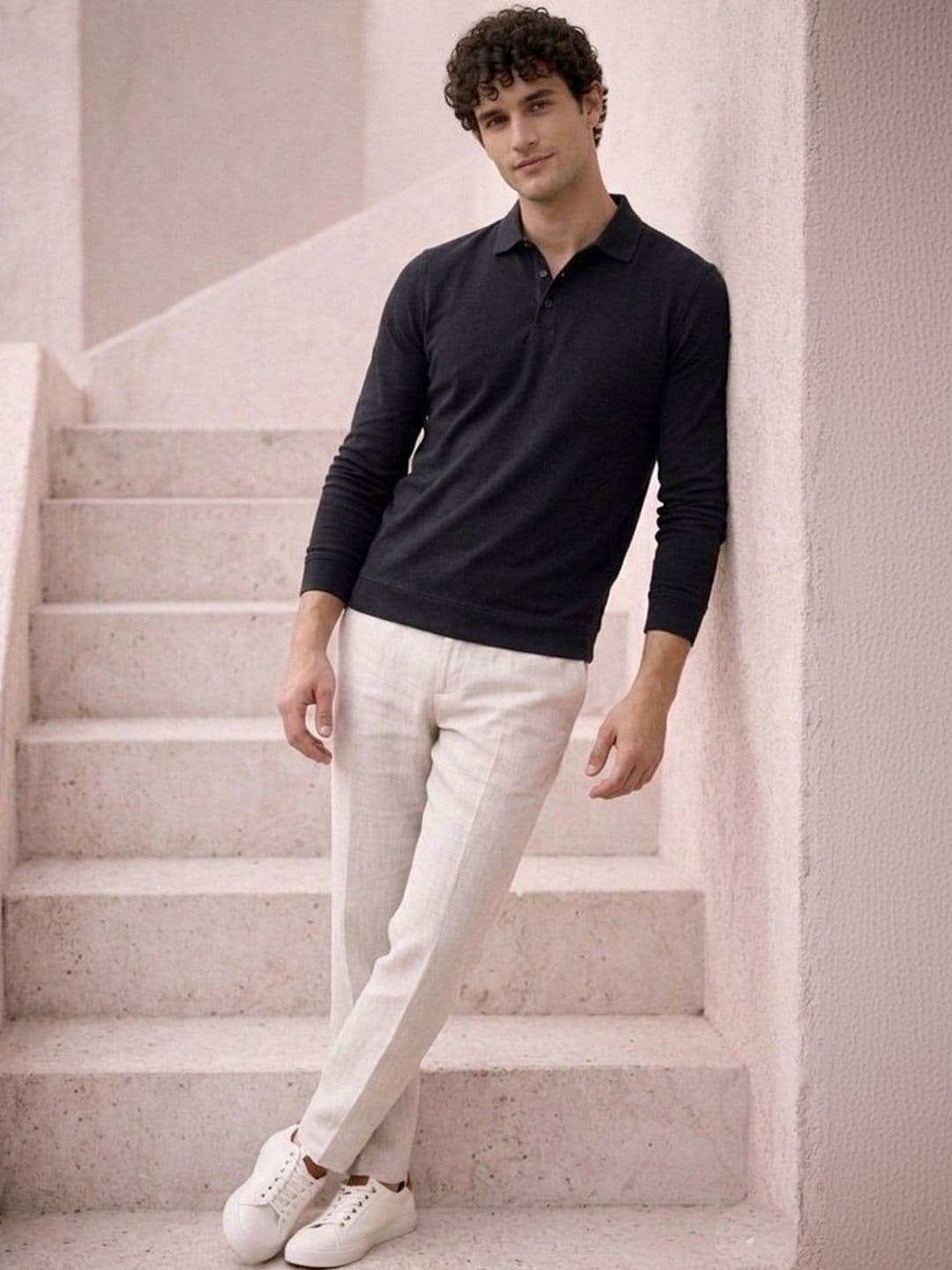 Mast & Harbour Men Polo Collar T-shirt thumbnail 2