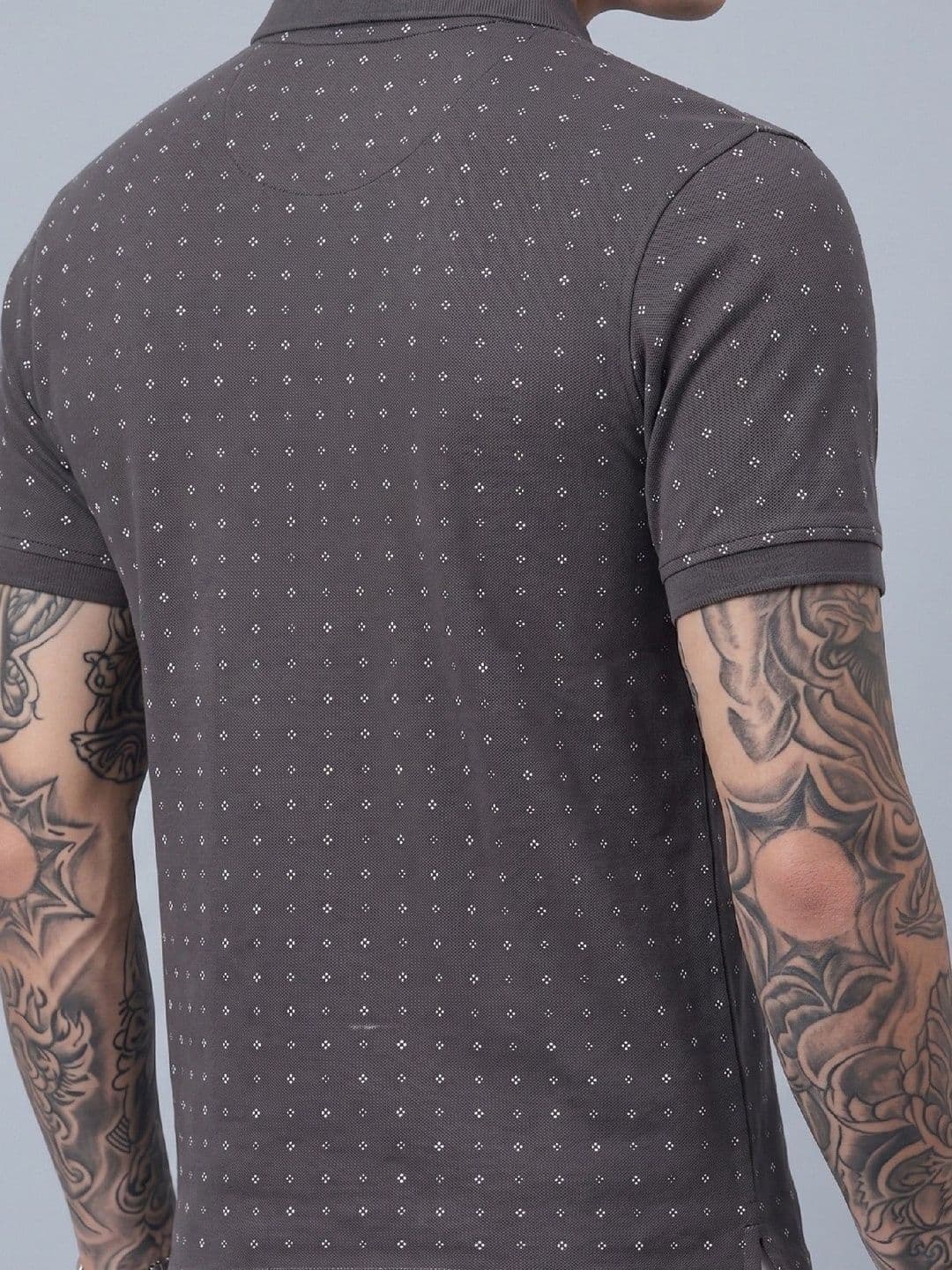 SANDPIPER Men Printed Polo Collar Pockets T-shirt thumbnail 4