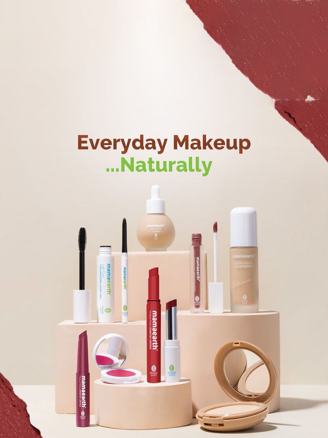 Mamaearth Moisture Matte Long Stay Bullet Lipstick - Red Caramel 20 thumbnail 6