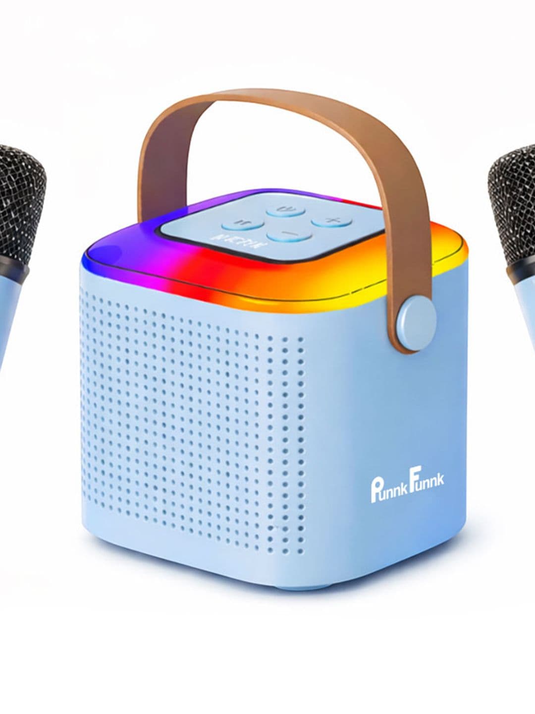 PunnkFunnk Wireless Mics Portable Karaoke Bluetooth Speaker thumbnail 6