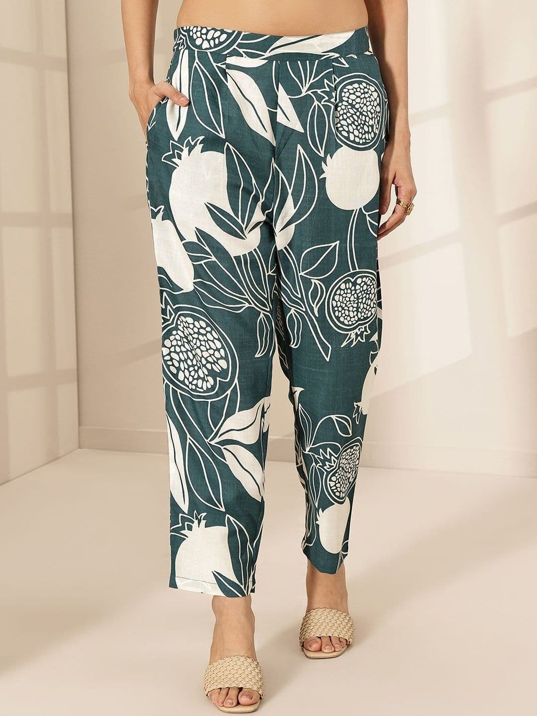Libas Tropical Printed Tunic with Trousers thumbnail 5