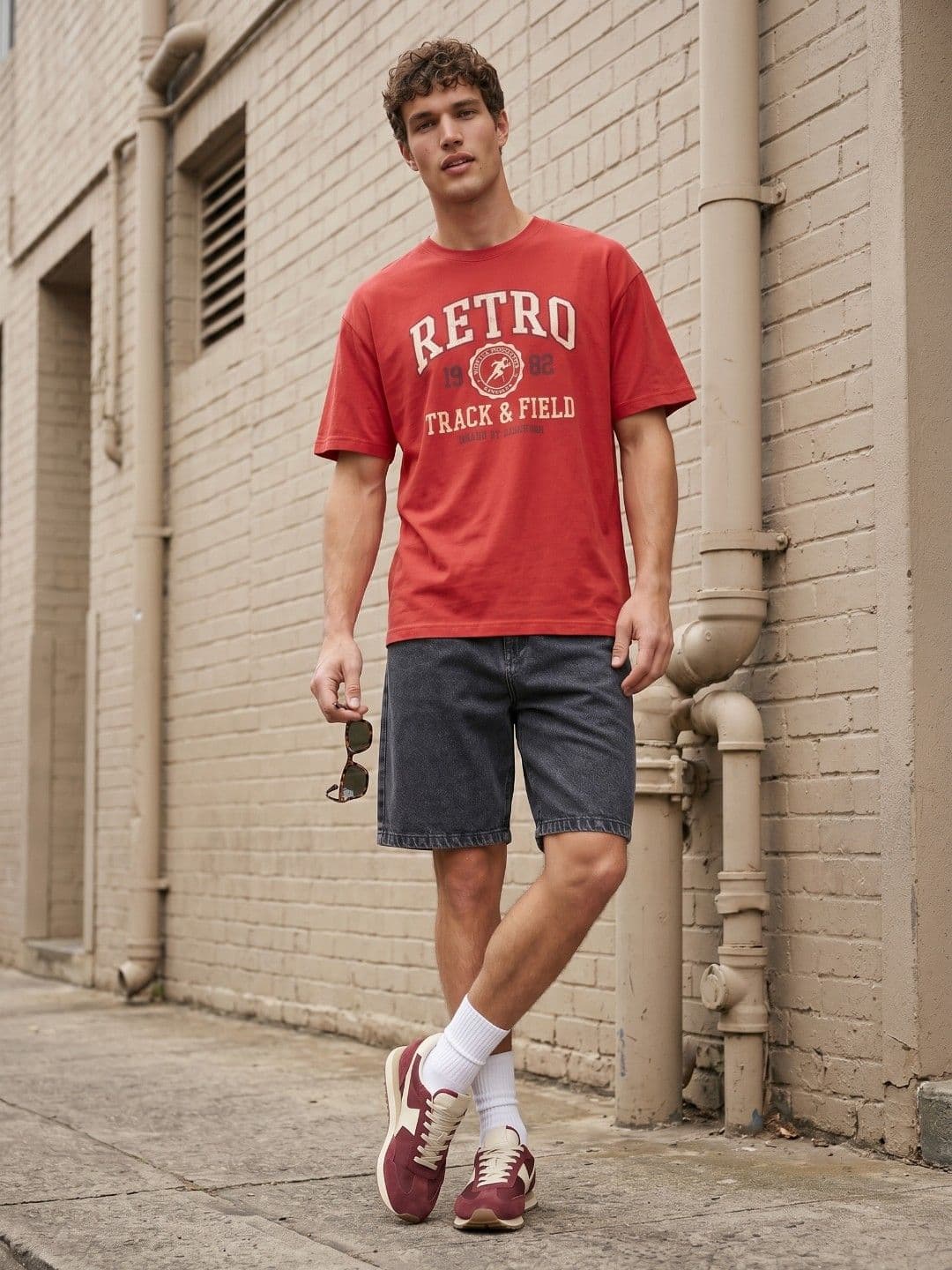 glitchez Men Pure Cotton Denim Shorts thumbnail 4