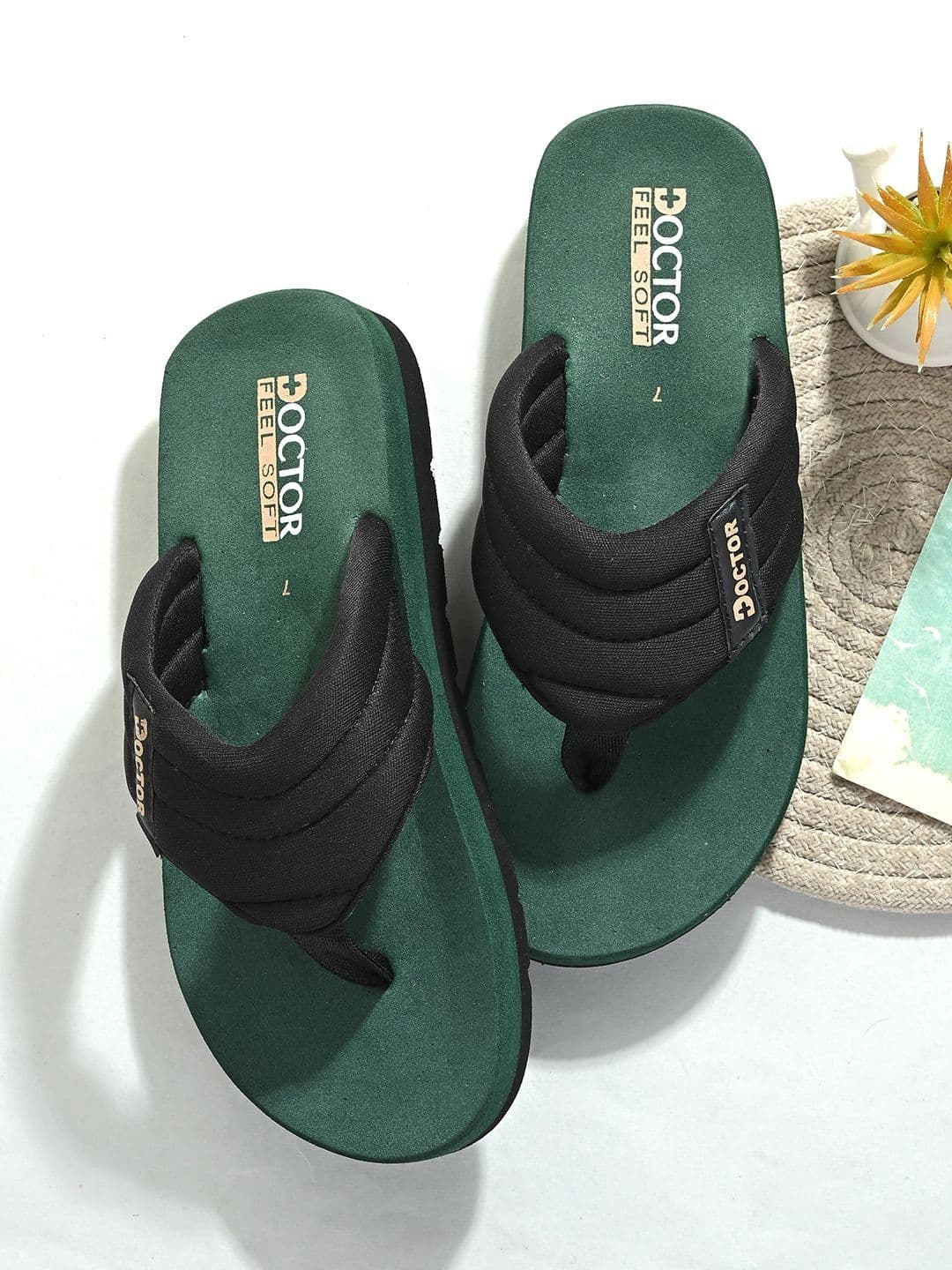 DOCTOR FEEL SOFT Men Thong Flip-Flops thumbnail 4