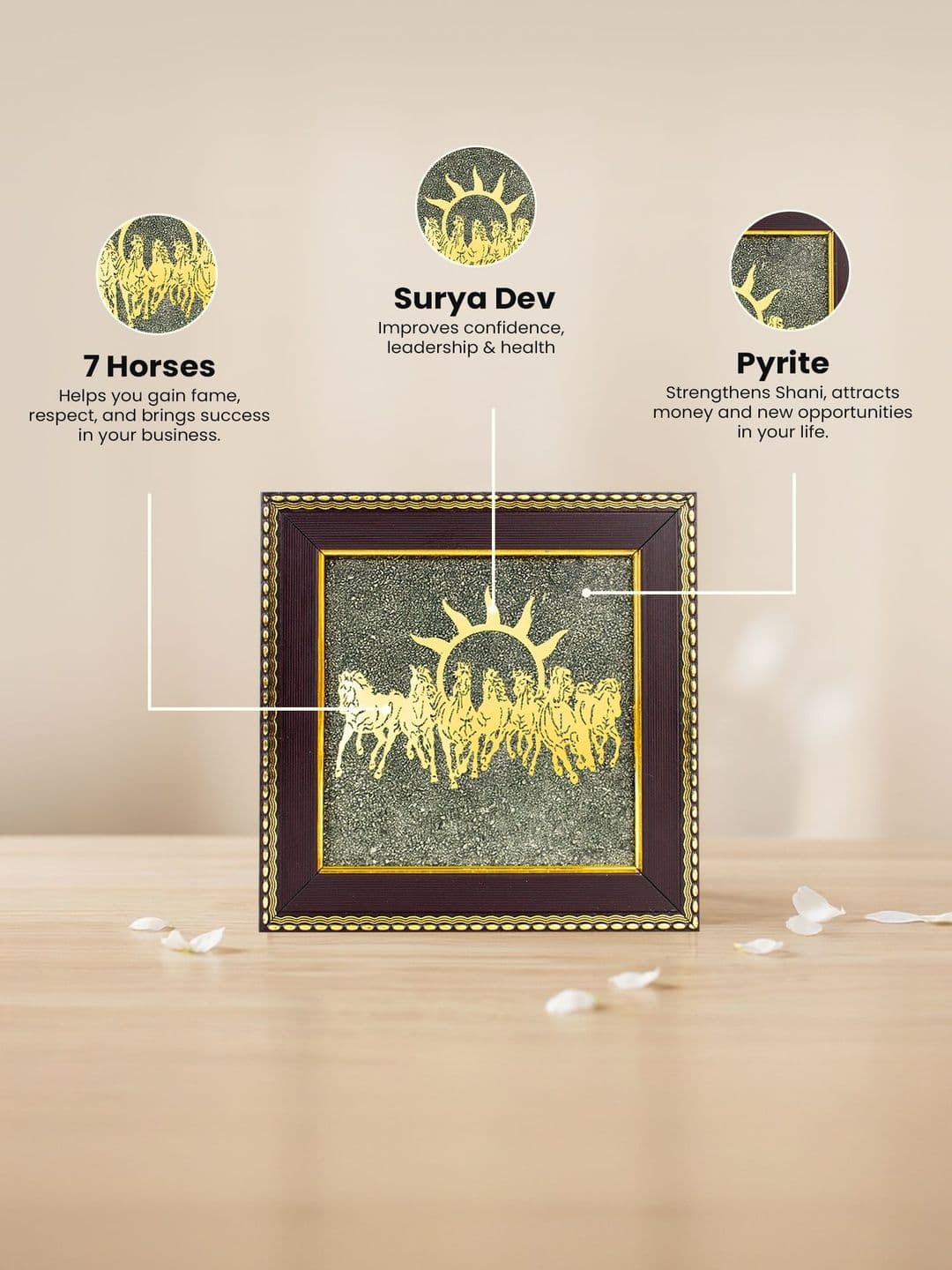 Astrotalk 7 Horses On Pyrite Frame thumbnail 2