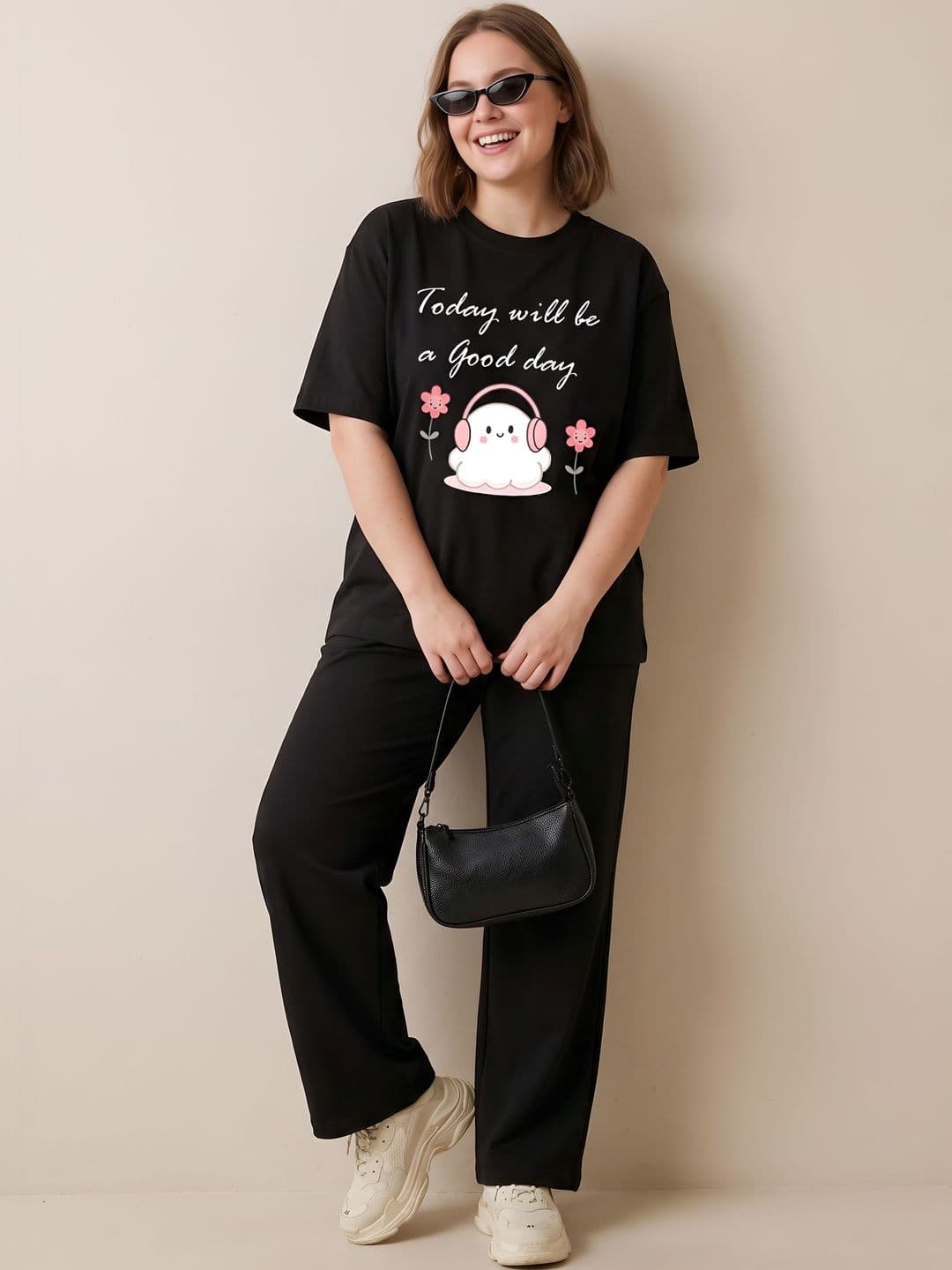 My Swag Cotton Printed T-shirt with Trousers thumbnail 2
