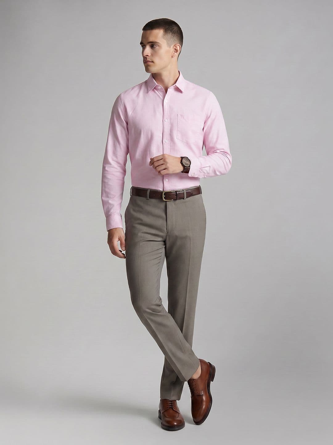 Van Heusen Pure Cotton Slim Fit Formal Shirt thumbnail 2
