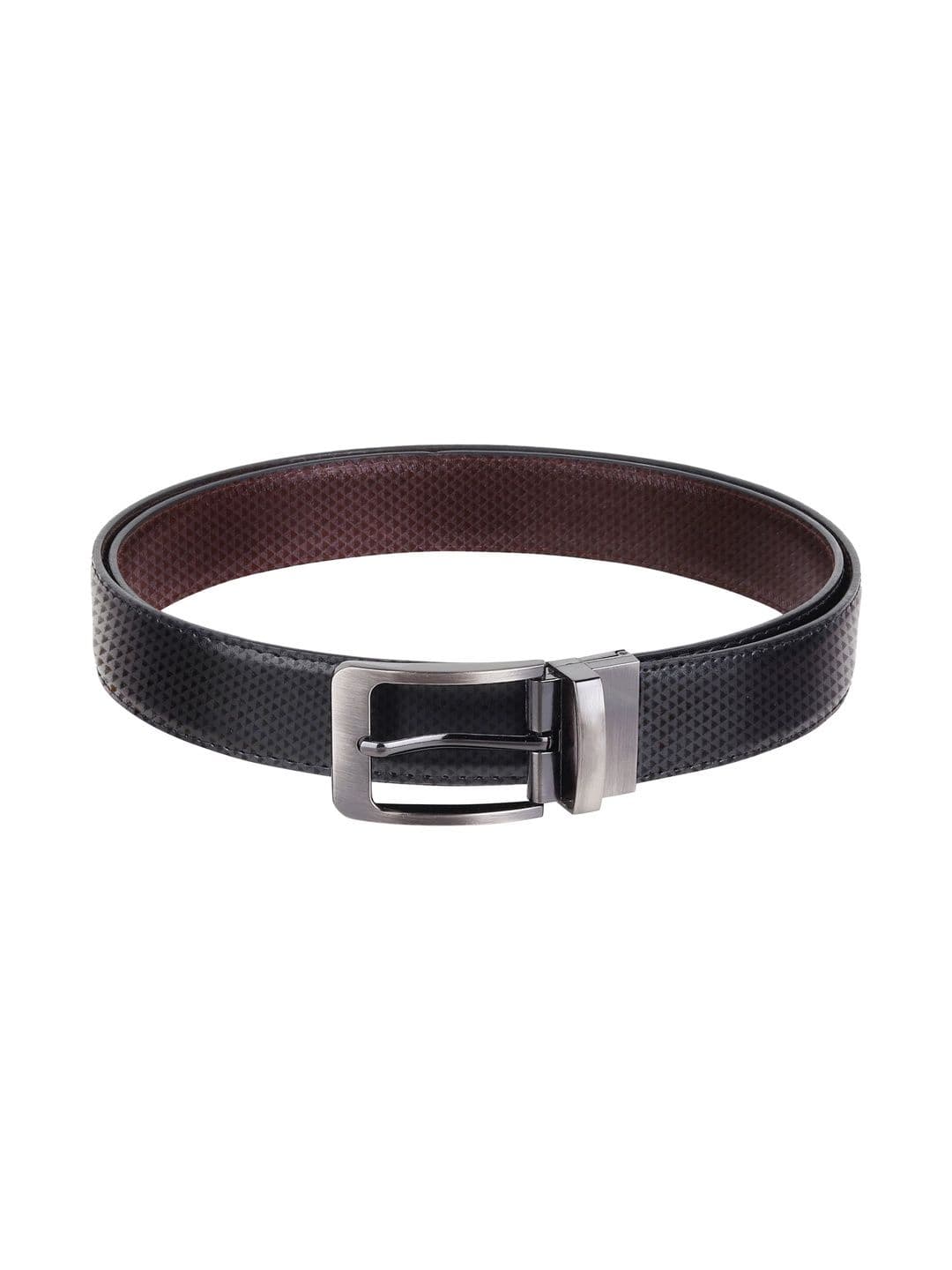 URBAN ALFAMI Men Textured PU Reversible Belt thumbnail 4