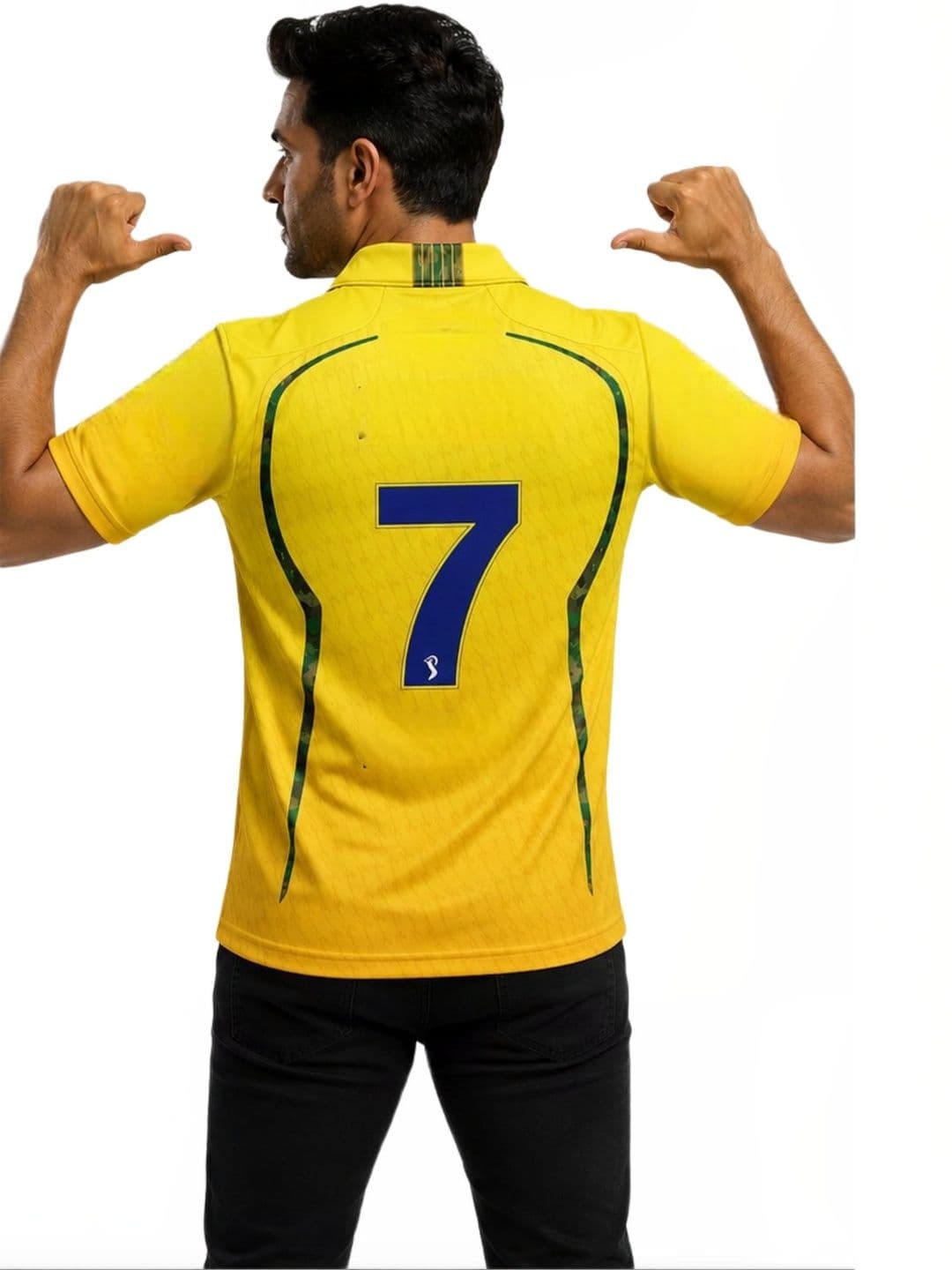 teky Men Printed V-Neck T-shirt thumbnail 2