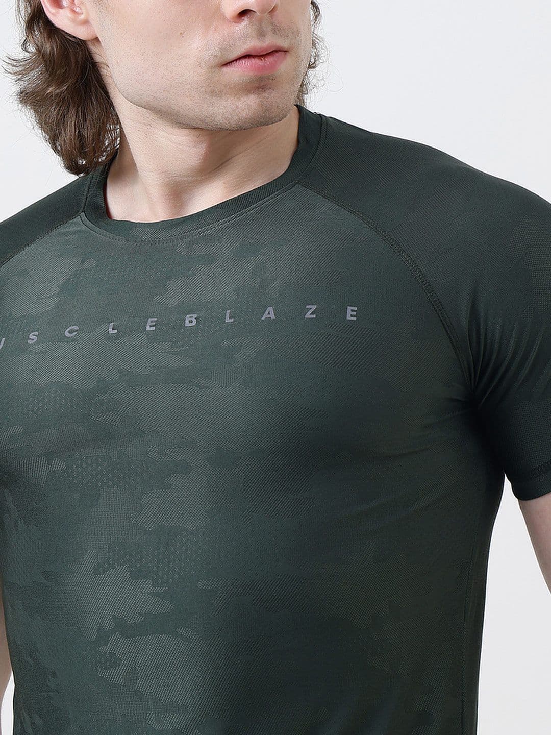 MuscleBlaze Unisex Typography Printed Round Neck Slim Fit T-shirt thumbnail 5