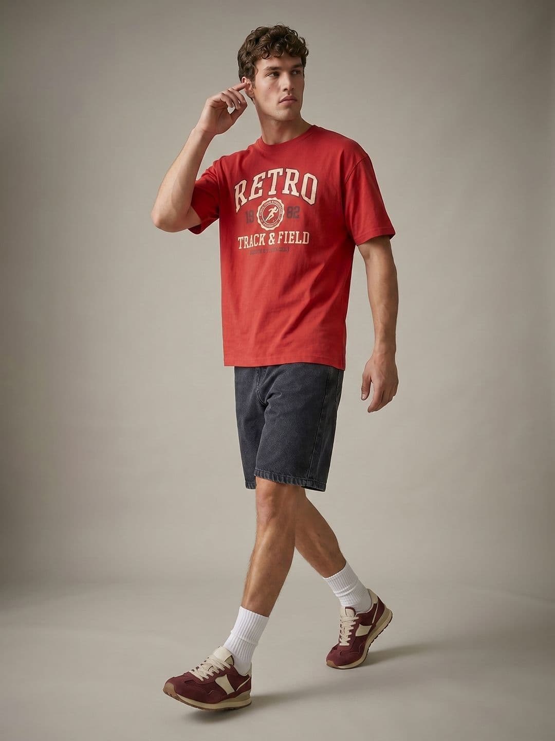glitchez Men Pure Cotton Denim Shorts thumbnail 5