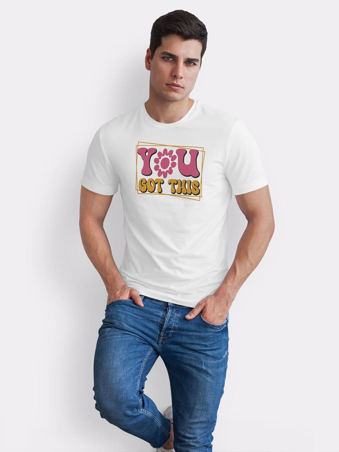 Seekbuylove Men Typography Printed Bio Finish T-shirt thumbnail 5