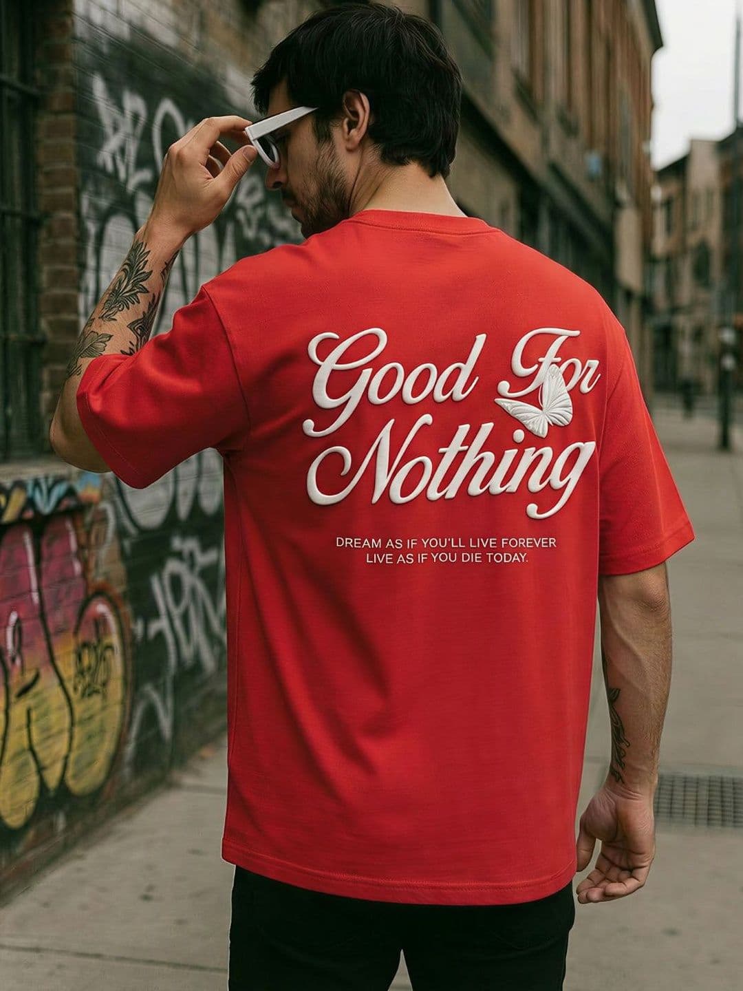 TOXA Men Typography Printed T-shirt thumbnail 4