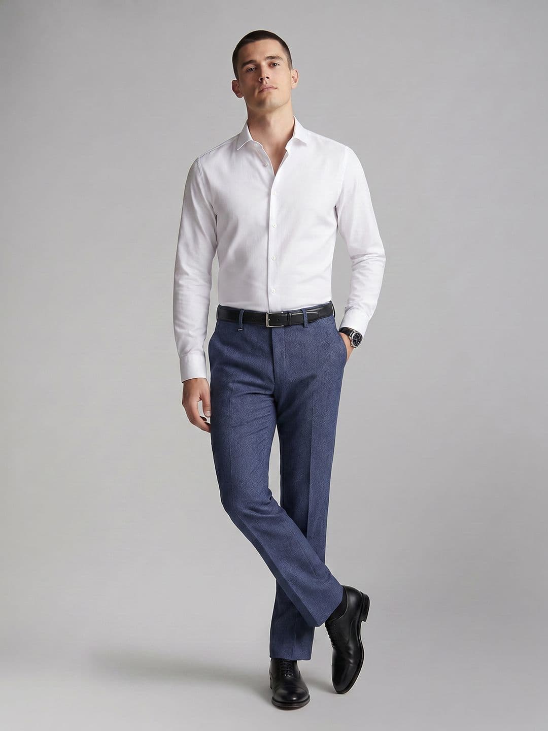 Van Heusen Men Slim Fit Formal Trouser thumbnail 4