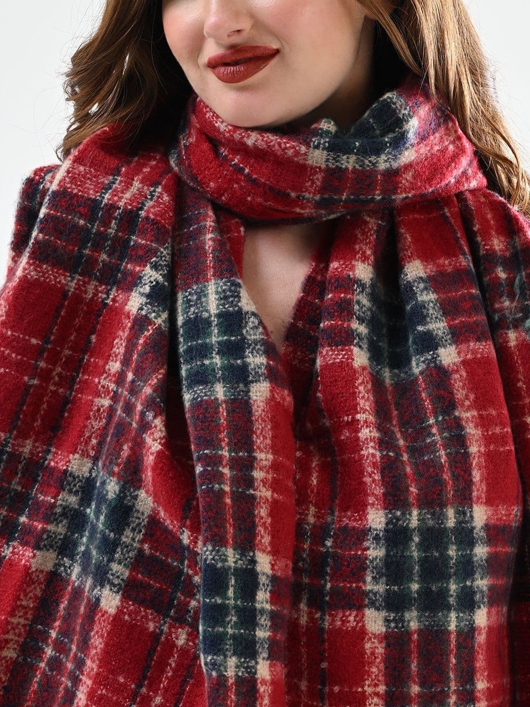 Cazzano Women Striped Embroidered Shawl thumbnail 4